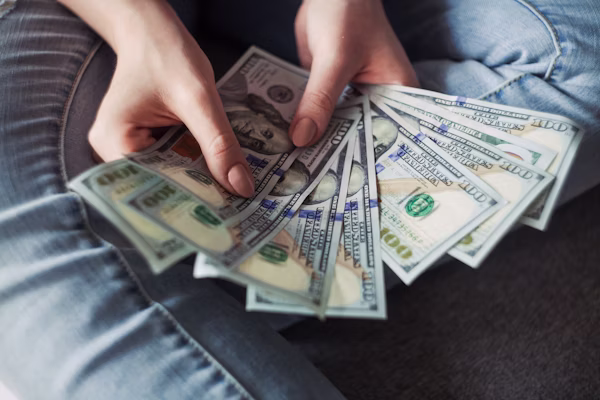 Calculator and financial planning documents